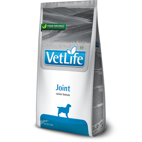 Сухой корм Farmina Vet Life Dog Joint Care для собак при заболеваниях опорно-двигательного аппарата 