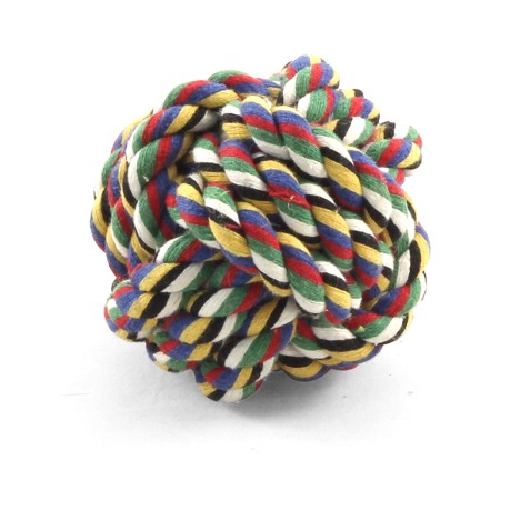 Игрушка Triol "Верёвка-плетеный мяч" для собак, d70мм