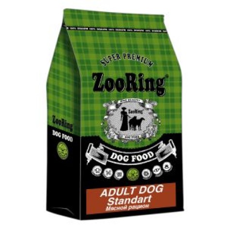 Сухой корм ZooRing Adult Dog Standart мясной рацион для взрослых собак всех пород