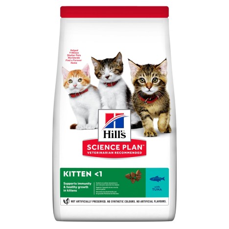 Сухой корм Hill's Science Plan Kitten с тунцом для котят 