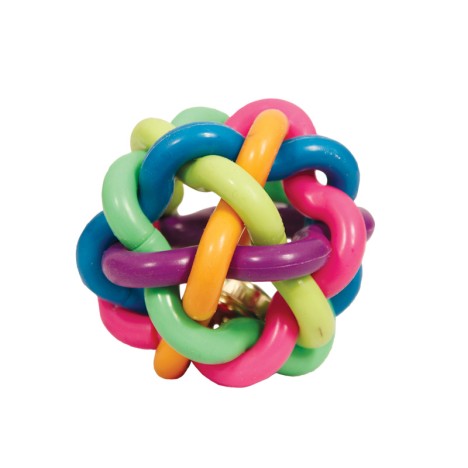 Игрушка Triol "Мяч-лабиринт с колокольчиком" из цельнолитой резины для собак