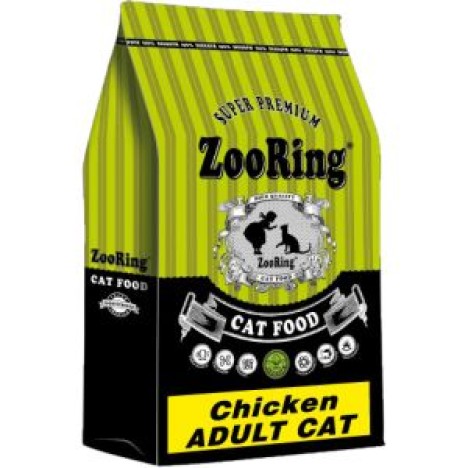 Сухой корм ZooRing Adult Cat Chicken цыпленок для взрослых кошек 