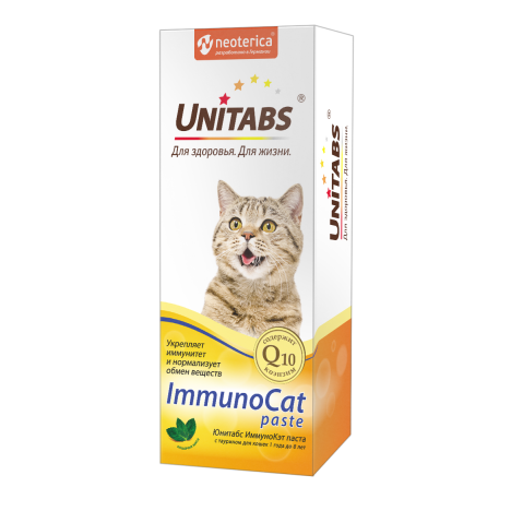 Витаминно-минеральный комплекс Unitabs ImmunoCat для иммунитета для кошек, 120 мл