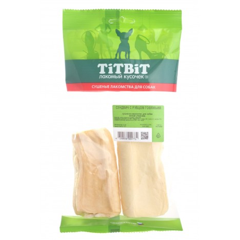 Лакомство TitBit сэндвич с рубцом говяжьим (мягкая упаковка)