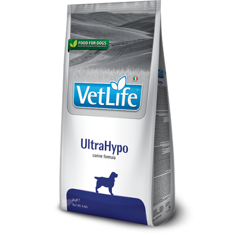 Сухой корм Farmina Vet Life Dog UltraHypo для собак при пищевой аллергии и атопии
