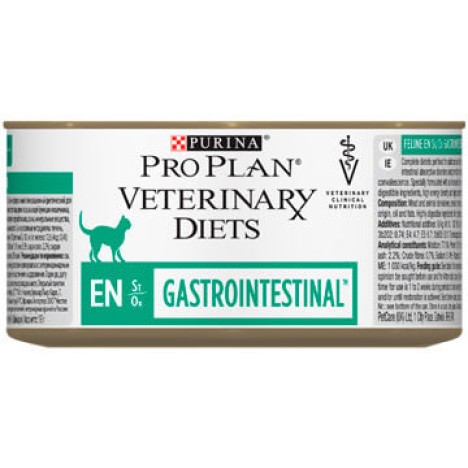 Консервы Pro Plan Veterinary Diets EN Gastrointestinal для взрослых кошек и котят при расстройствах пищеварения 195гр