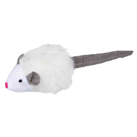 Игрушка Trixie Мягкая мышь с микрочипом, 6,5 см АРТ.4199