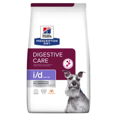 Сухой корм Hill's Prescription Diet i/d Low Fat Digestive Care с курицей для собак при расстройствах пищеварения 