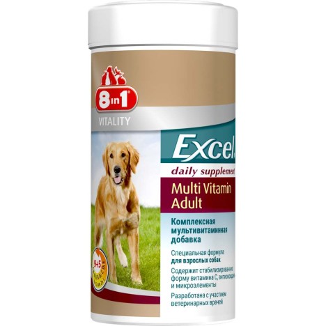 Кормовая добавка 8in1 Excel Multi Vitamin Adult Мультивитамины для взрослых собак 70таб.