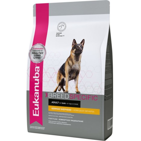 Сухой корм Eukanuba Dog German Shepherd Adult для немецких овчарок 10 кг