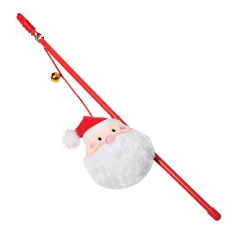 Игрушка Triol NEW YEAR Дразнилка "Дед Мороз" для кошек, 110/400мм