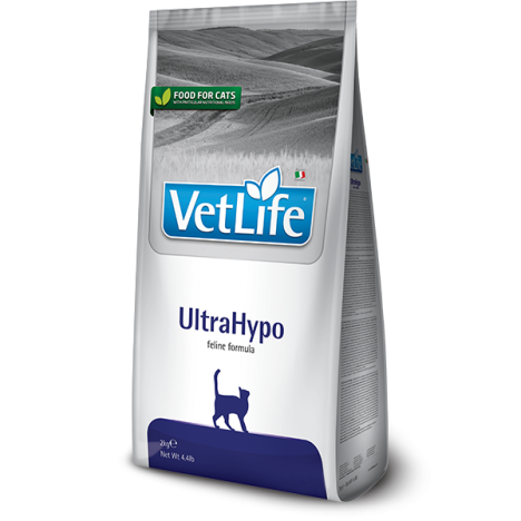 Сухой корм Farmina Vet Life Cat UltraHypo для кошек при пищевой аллергии и атопии