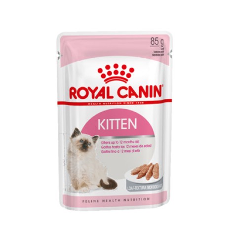 Влажный корм Royal Canin Kitten instinctive Pate для котят от 4 до 12 месяцев и беременных кошек, паштет 85гр