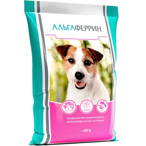 Витаминно-минеральная добавка Альгаферрин для собак 400гр