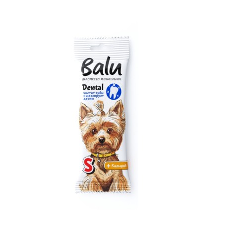 Лакомство BALU Dental для собак мелких пород, размер S 