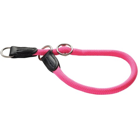 Ошейник-удавка Hunter для собак Freestyle Neon нейлоновая розовый неон №55