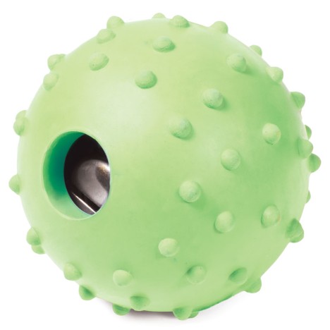 Игрушка Triol "Мяч с колокольчиком" из цельнолитой резины для собак
