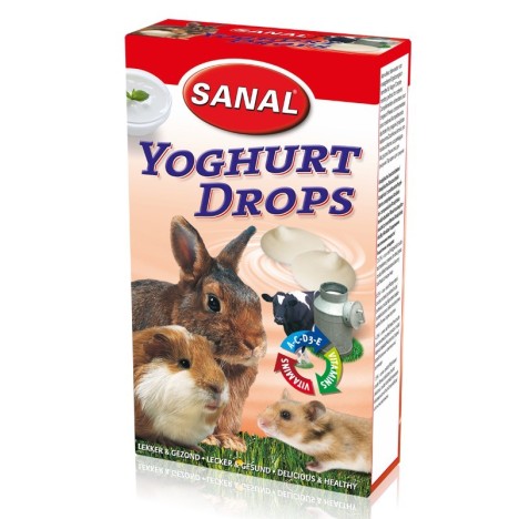 Лакомство Sanal "Yoghurt" дропсы с йогуртом для грызунов 45гр