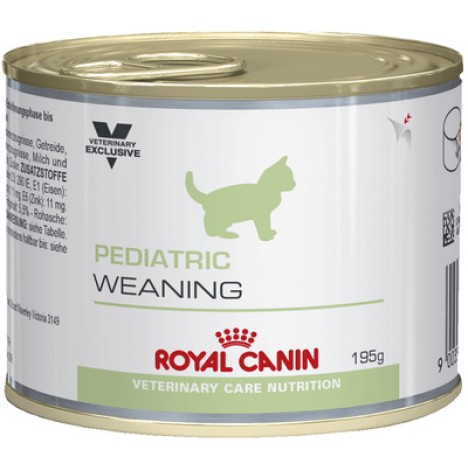 Консервы Royal Canin Pediatric Weaning для котят до 4 месяцев, для беременных и лактирующих кошек, паштет 195гр