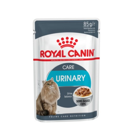 Влажный корм Royal Canin Urinary Care для кошек для поддержки работы мочевыделительной системы, кусочки в соусе 85гр