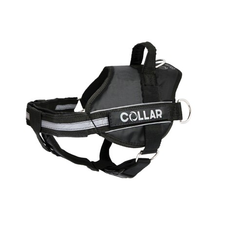 Шлейка Collar Dog Extrem Полиция с фонариком, черная