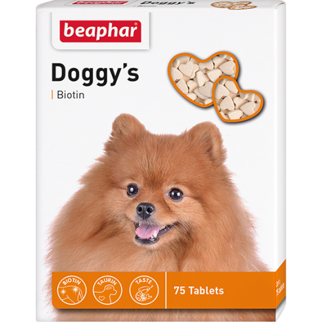 Кормовая добавка Beaphar Doggy's + Biotine для собак 75таб.