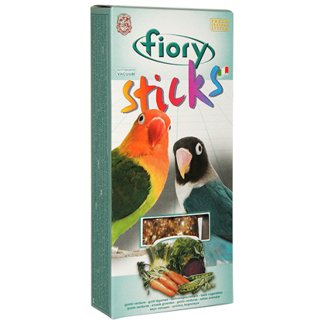 Лакомство FIORY Sticks палочки с овощами для средних попугаев 2х60гр