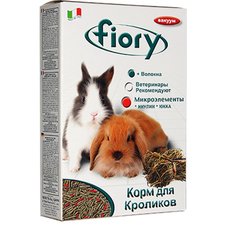 Корм FIORY Superpremium Pellettato для кроликов 850гр