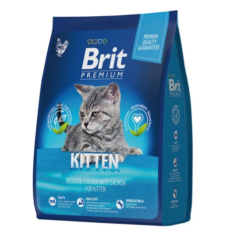 Сухой корм Brit Premium Сat Kitten с курицей для котят
