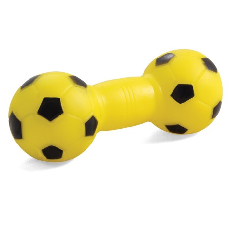 Игрушка Triol "Гантель футбольная" из винила для собак, 130мм