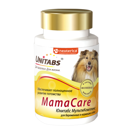 Витаминно-минеральный комплекс Unitabs МамаCare для беременных и кормящих собак, 100 таб.