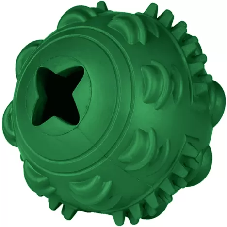 Игрушка Mr.Kranch Мяч зеленый с ароматом курицы для собак 8 см