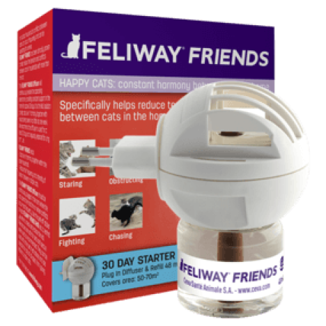 Модулятор поведения CEVA Feliway Friends для кошек, диффузор + сменный флакон 48мл
