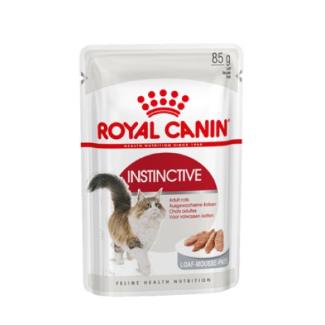 Влажный корм Royal Canin Instinctive для взрослых кошек от 1 года, паштет 85гр