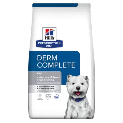 Сухой корм Hill's Prescription Diet Derm Complete Mini для взрослых собак мелких пород при пищевой аллергии и аллергии на компоненты окружающей среды