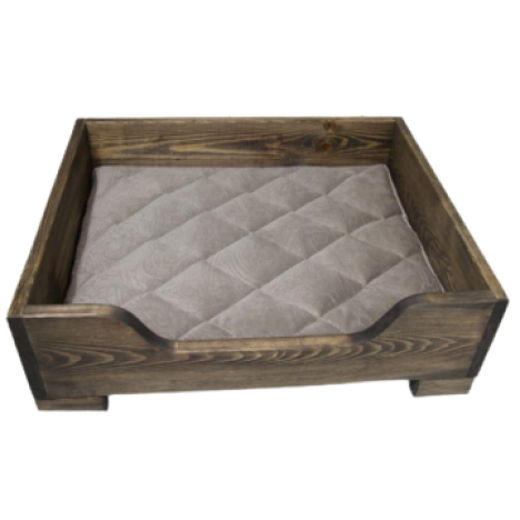 Лежак ЕТК Кровать, материал сосна, масло 55*45*18