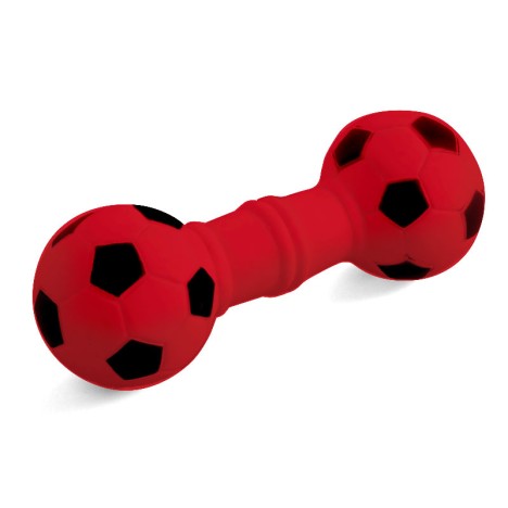 Игрушка Triol "Гантель футбольная" из винила для собак, 170мм