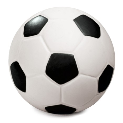 Игрушка Triol "Мяч футбольный" из латекса для собак, d75мм