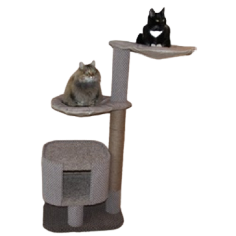 Домик-когтеточка ЕТК Castel cats 5, высота 130