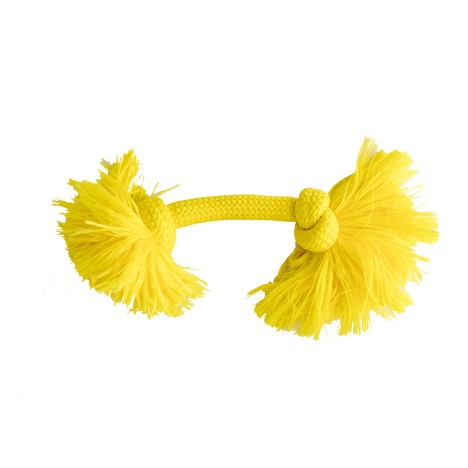 Игрушка Playology DRI-TECH ROPE жевательный канат с ароматом курицы, желтый