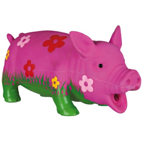 Игрушка Trixie "Свинья в цветочек", 20 см, латекс АРТ.35185
