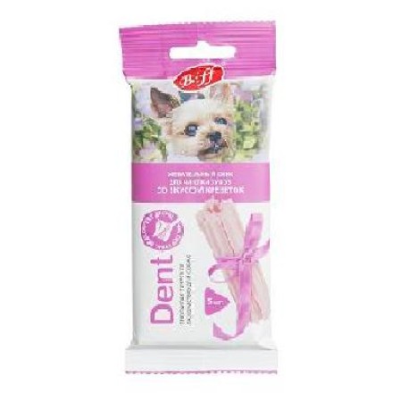 Лакомство Biff "Dent" снек для чистки зубов со вкусом креветок для собак мелких пород (5 шт)