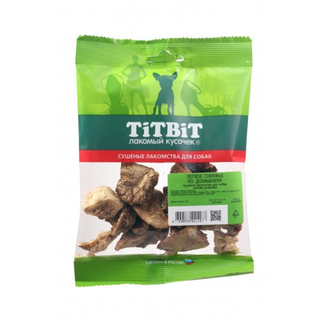 Лакомство TitBit Легкое говяжье по-домашнему для собак 12гр