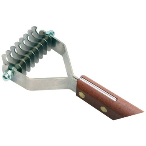 Стриппинг SHOW TECH 8 ножей с деревянной ручкой для жесткой шерсти