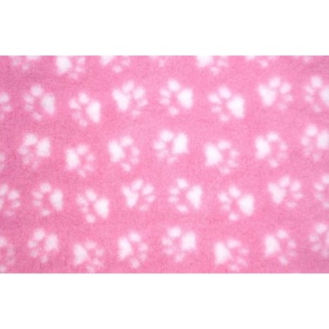 Коврик ProFleece меховой 1х1,6 м розовый/белый