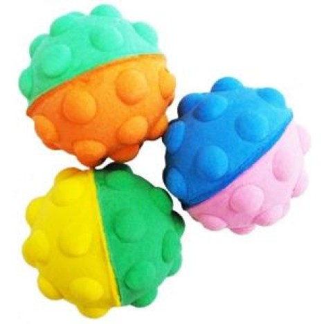 Игрушка Уют Мяч "Мина" двухцветный 4 см 