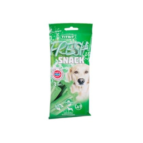 Лакомство TitBit "Fresh Snack" с мятой и хлорофиллом для собак средних пород