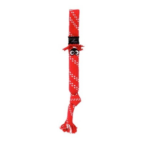 Игрушка Rogz Scrubz Rope Tug Toy веревочная шуршащая, малая, красная