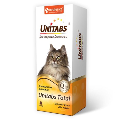 Витаминно-минеральный комплекс Unitabs Total для кошек 20 мл