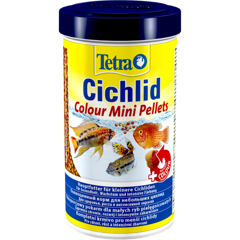 TetraCichlid Colour Mini корм для всех видов цихлид для улучшения окраса, 500мл